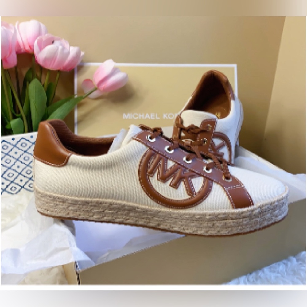 NIB Michael kors women’s poppy fashion espadrille shoes - Picture 2 of 6
